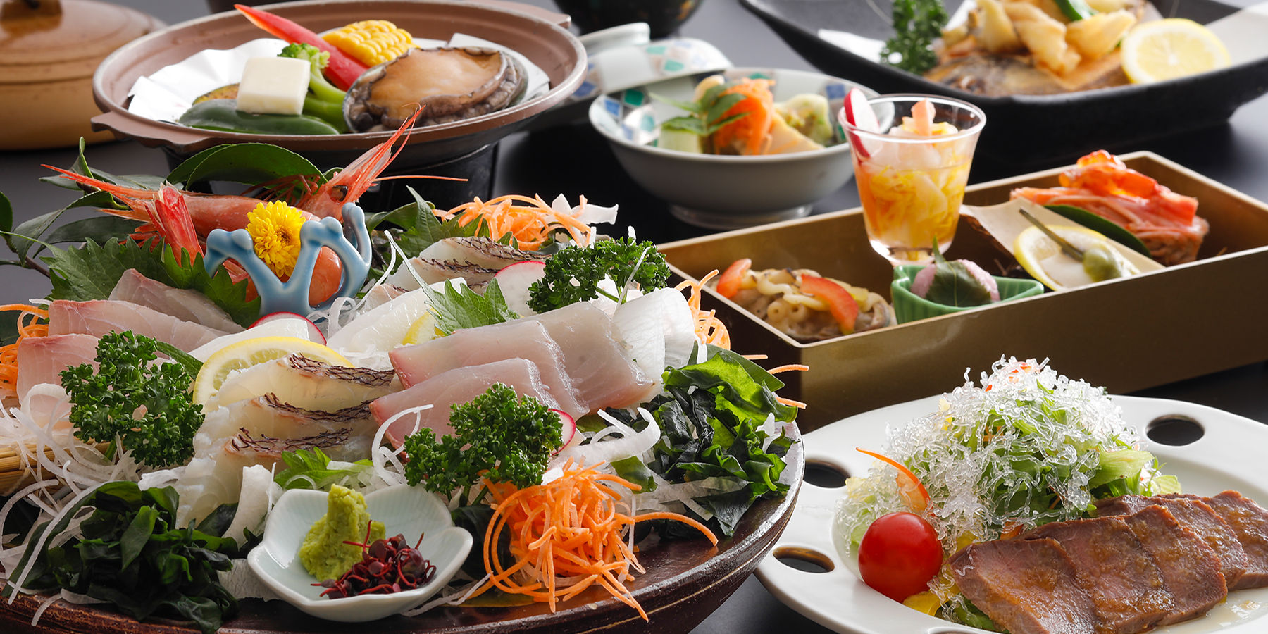 料理が自慢 海の華の海鮮料理