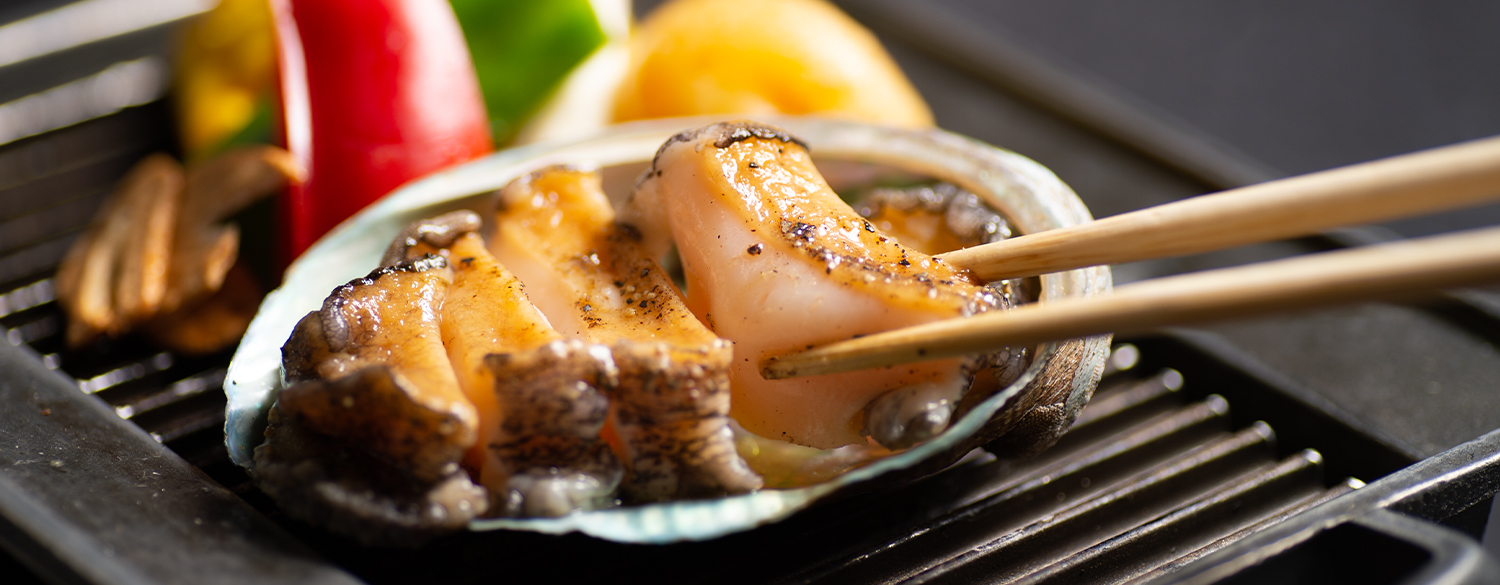 Grilled Live Abalone